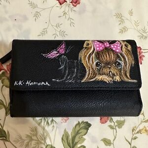 NWT hand painted wallet